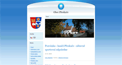 Desktop Screenshot of obecpreskace.cz